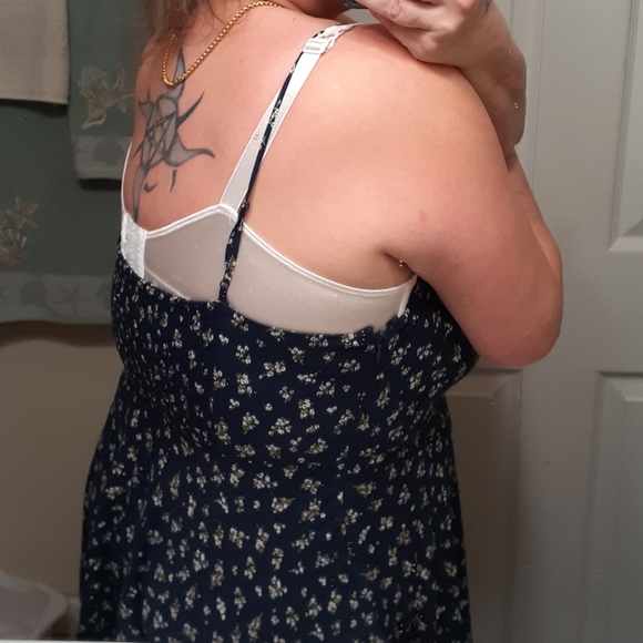 Navy floral dress - Picture 8 of 8